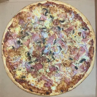 Pizza BBQ Especial, Mediana