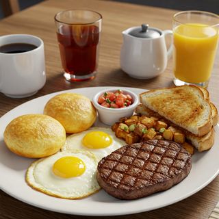 Filling Breakfast Combo