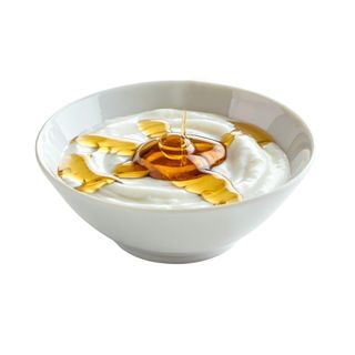 Цедено мляко с мед