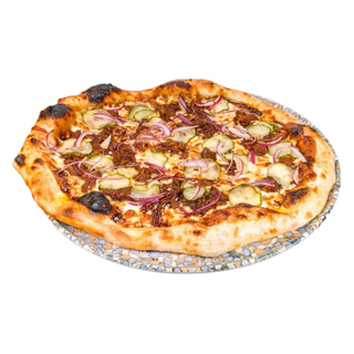 Pulled Beef BBQ pizza