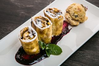 Strudel cu inghetata 