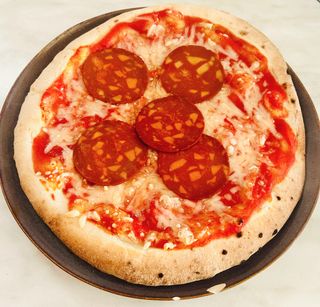 Pizza vegana Pepperoni