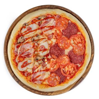 Піца 50/50 BBQ+Супер Папероні (40 см)