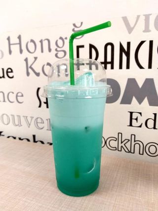 Green cocktail 