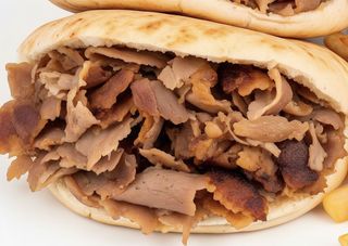 Shawarma pita solo carne