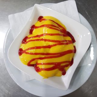  Crema De Mango Amb Gelat De Vainilla