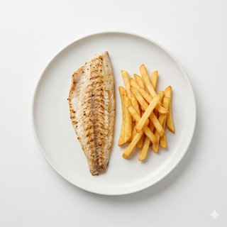 Dorada con patata frita