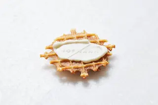 Galletas Gofre de Gianduja de almendra marcona salada