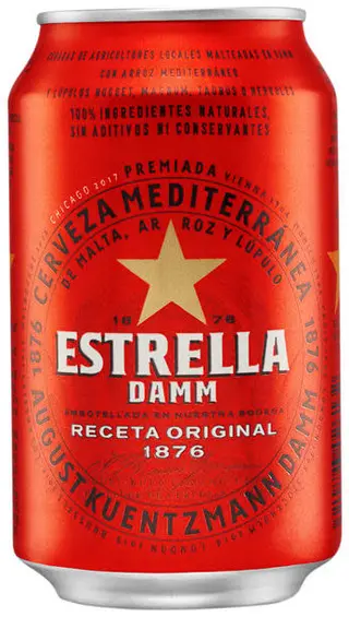 Cerveza Estrella Lata (33 cl.)