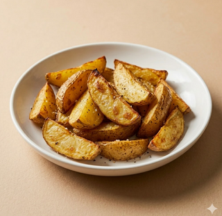 Patate fresche con buccia