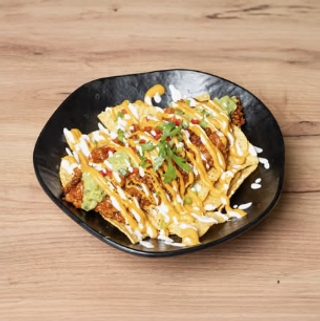 Nachos de ternera