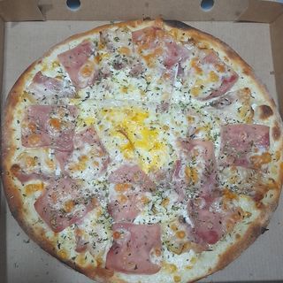 Pizza de carbonara