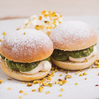 Gonfiotti crema di pistacchio e mascarpone