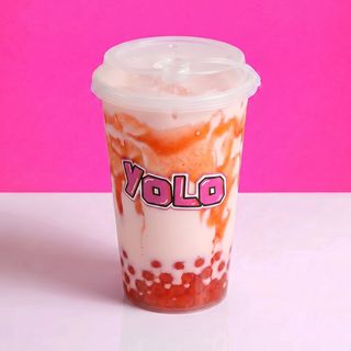 Мілк Чіз Полуниця Bubble Tea