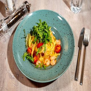 Tagliatelle cu creveți