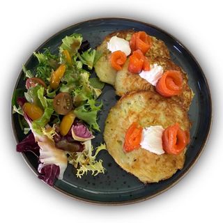 Деруни з лососем та крем сиром(350грам)