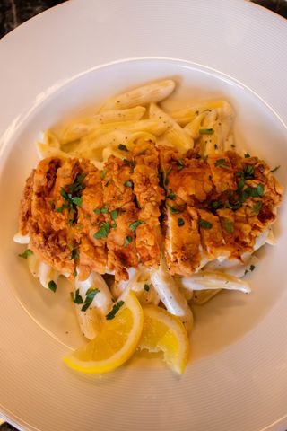 Crispy Chicken Pasta