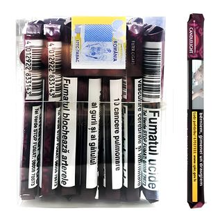 TIGARI DE FOI CANDLELIGHT RED FILTER  CHERRY