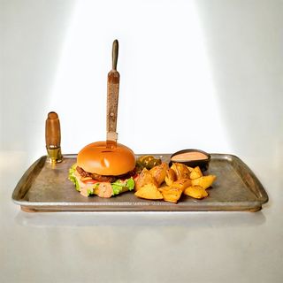 бургер куриный