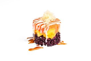 95.Arroz negro con Salmón (1 Ud.)