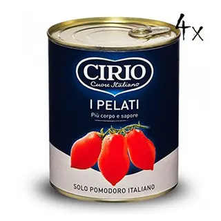 Rosii decojite Cirio 800g