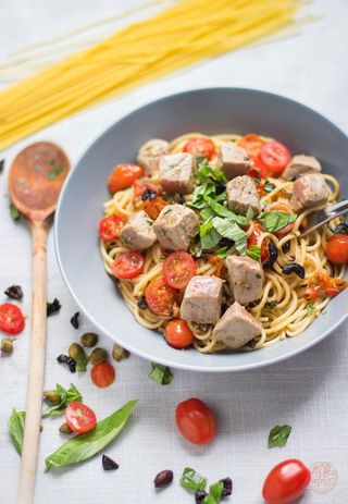 Spaghettis De Thon, Tomate Et Ail