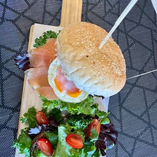 Hamburguer de Salmão