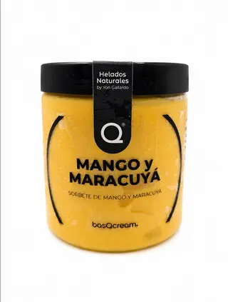 **HELADO MANGO Y MARACUYÁ 250ML**