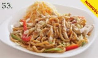 Makaron udon z kurczakiem