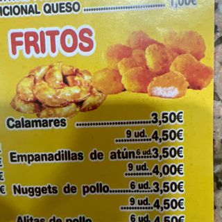 Calamares Fritos (9 Uds.)