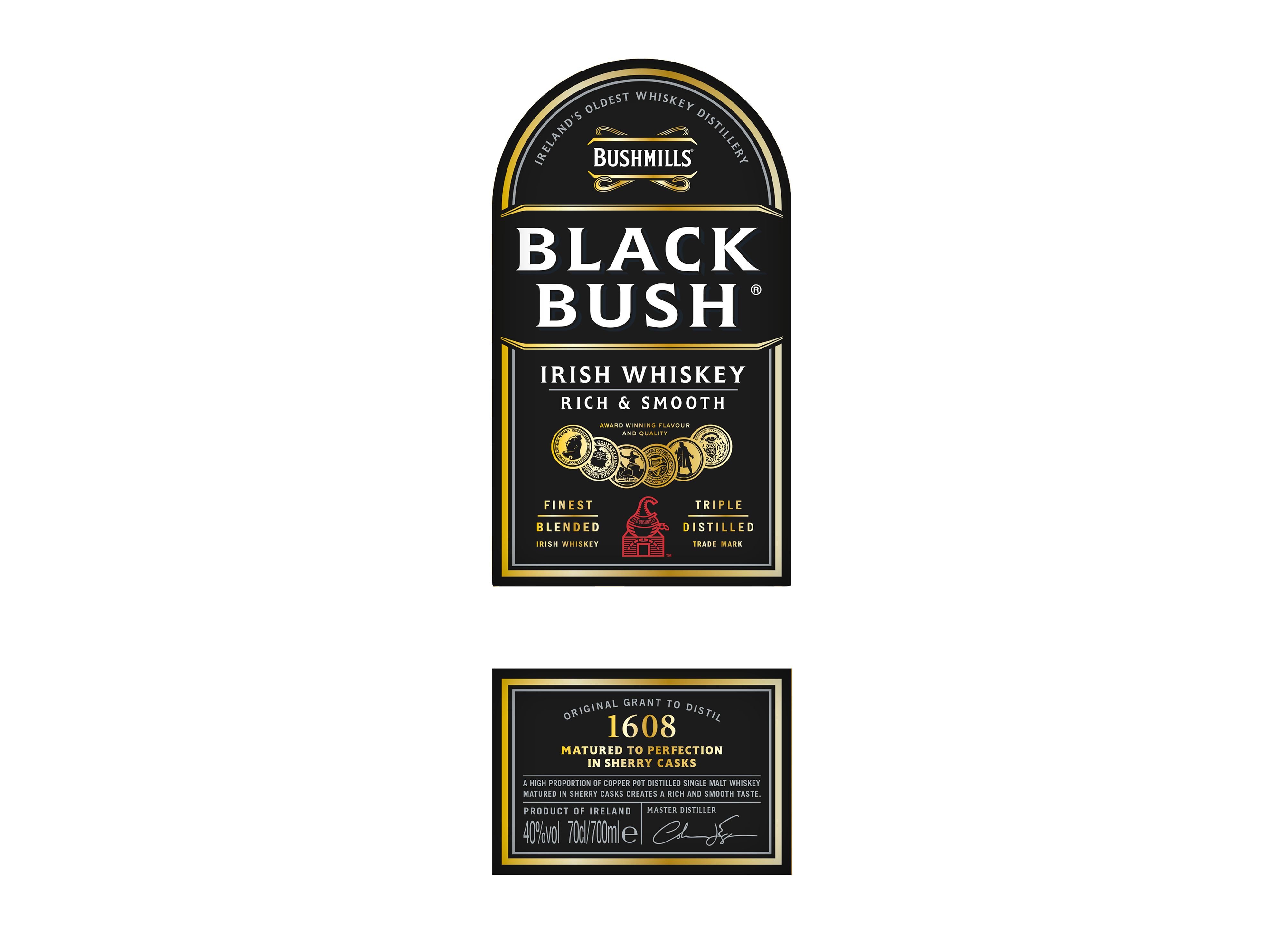 Bushmills Black Bush Irish Whiskey 700Ml