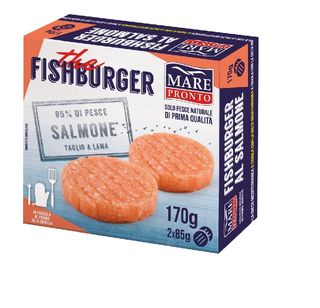 Fishburger Salmone 170G Mare Pronto