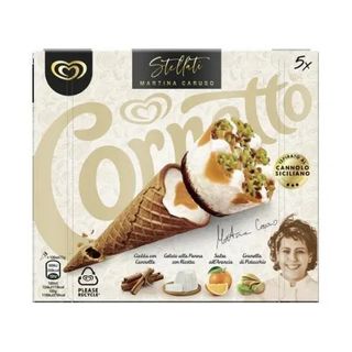 Cornetto Gelato Algida Caruso 4 pezzi