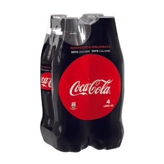 Coca-Cola Zero Bottiglia Plastica 450Ml x4 - 277437
