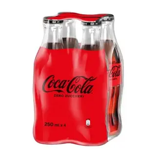 Coca Cola Zero Cl25X4 Vetro