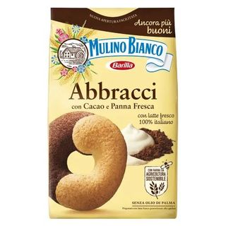 Mulino Bianco Abbracci Biscotti Con Cacao E Panna Fresca 350G - 141690