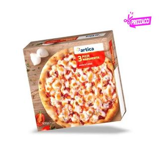 3 Pizze Margherita 900G Artica