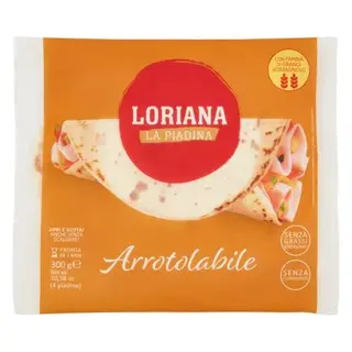 Loriana Piadina Arrotolabile 4pz 300g
