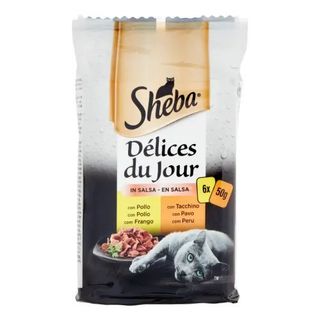 Sheba Delice Cibo Gatto 50gx6pz Pollo E Tacchino - 000143466