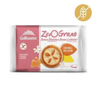 Galbusera Zerograno Biscotti Con Miele Senza Glutine E Lattosio 220g