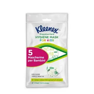 Kleenex Proactive Care Mascherina Bambini 5pz