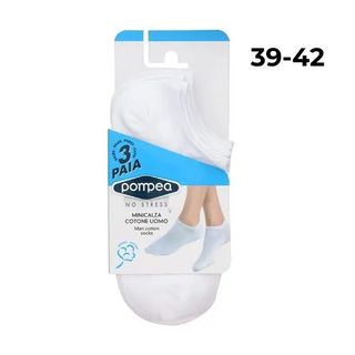 Pompea Minicalza Lui X3 Bianco 39/42 - 000063612