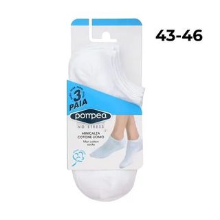 Pompea Minicalza Lui X3 Bianco 43/46 - 000063609