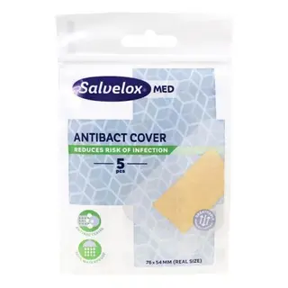 Salvelox Compressa Antibac Adesiva Media 5pz