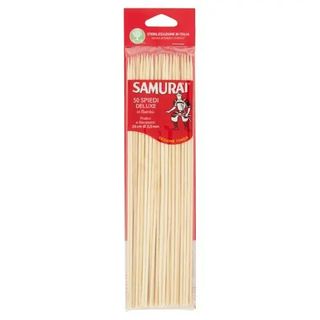 Samurài Spiedi Bambù 25cm 50pz