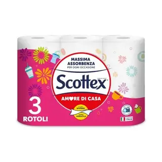 Scottex Amore Di Casa Carta Da Cucina Rotoli 3 Pz - 155842