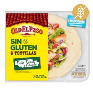 Old El Paso Tortillas Senza Glutine 216g