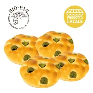 Focaccine Bio Con Olive 4x35g