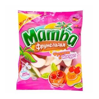 Мармелад Мамба Жеват Фрукты И Йогурт, 140 гр