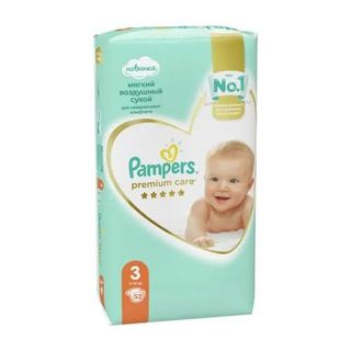 Подгузники Pampers Premium Care Midi 3 52Шт-8001090606846